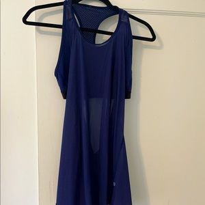 Lululemon backless tank with built in bra